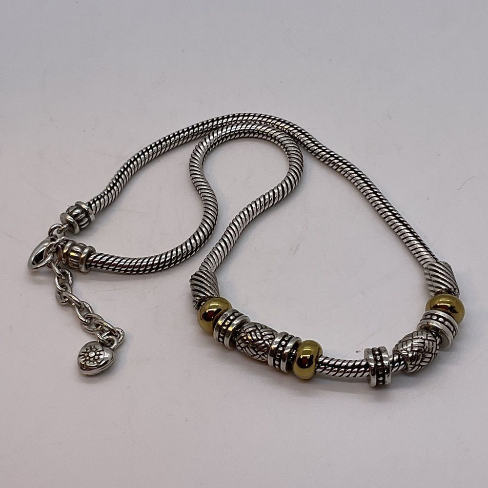 Brighton Travis Two Tone Beaded Necklace